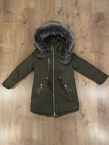 Зимняя куртка для девочек р.116