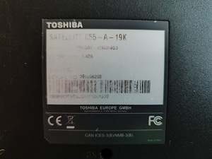 Sülearvuti Toshiba, ei tööta (2 foto / 3)