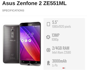 Asus ZenFone 2 (4 foto / 4)