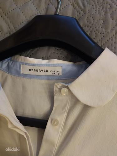 Красивая белая блузка 34 размер (фото #3)