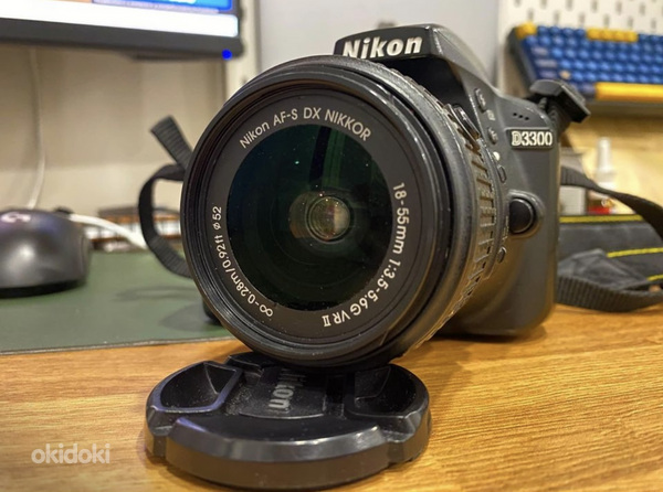 Peegelkaamera Nikon D3310 + 18-55mm objektiiv f3.5 (foto #3)