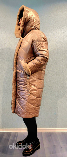 Двухстороннее зимнее пальто/ шуба как новое (foto #2)
