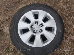 Audi 16" оригинальные легкосплавные диски 5x112 Continental (1 фото из 2)