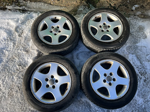 VW, audi 16" оригинальные легкосплавные диски Flat Five 5x112 (1 фото из 8)