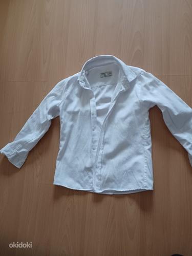 Белая рубашка и галстук 122 см (можно отдельно) (фото #2)