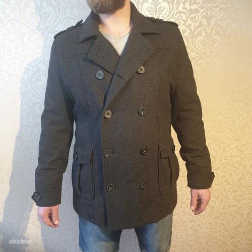 Темно-серое мужское пальто CLOCKHOUSE L (фото #1)