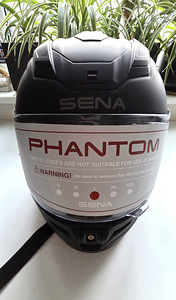 SENA Phantom mootorrattakiiver sisseehitatud peakomplektiga (1 foto / 10)