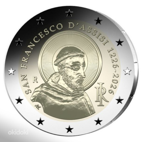 2 евро Италия 2026 UNC
