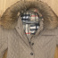Бежевое пальто с воротником из лисы Burberry (фото #2)