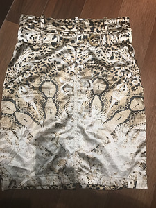 Roberto Cavalli leopardi kuldne pliiats seelik XS S (1 foto / 3)
