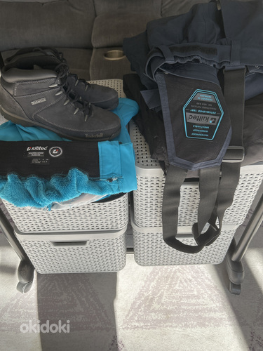 Ботинки Timberland и брюки Killtec