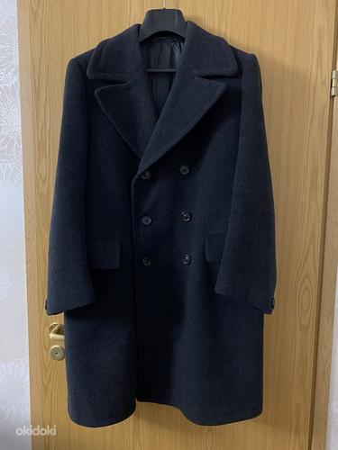 Теплое мужское пальто (ретро, классика) (фото #1)