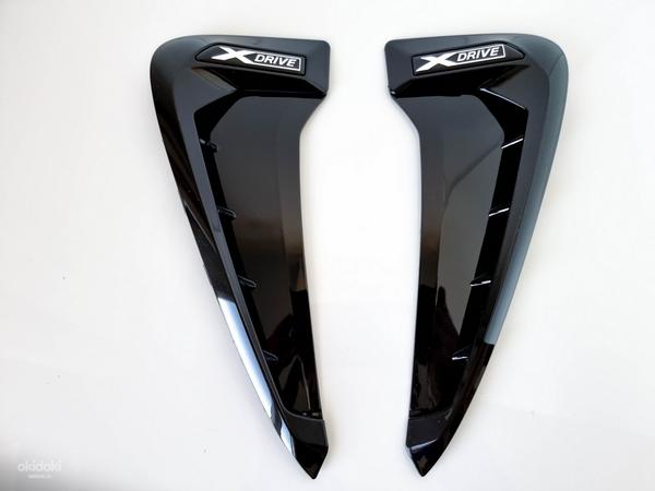 Жабры - накладки в крылья для BMW X5 F15 в M-стиле (фото #5)