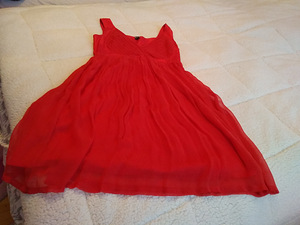 Kleit naturaalsest kangast suurus 36 cotton/viskoos/voodriga (1 foto / 2)