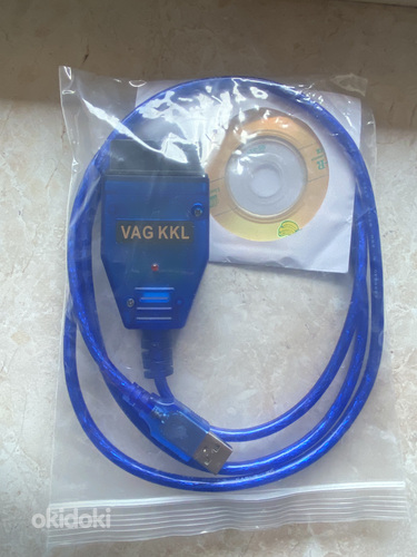 Диагностический кабель VAG-COM OBD2 (фото #1)