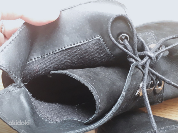 Новые черные кожаные ботинки, 39 (фото #10)