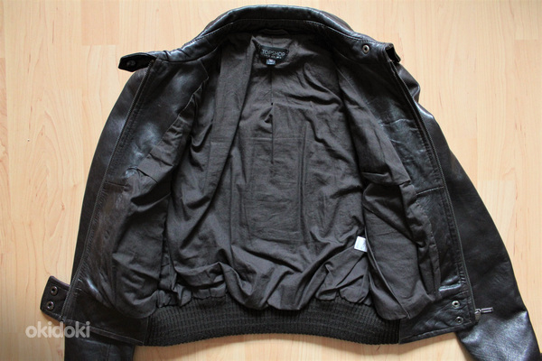 Куртка из натуральной кожи Topshop, S/M (фото #9)