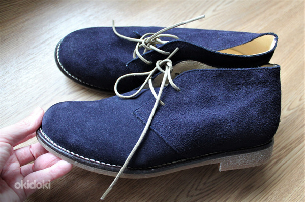 Новые синие ботинки Jonny's, настоящая кожа, 39 (фото #1)