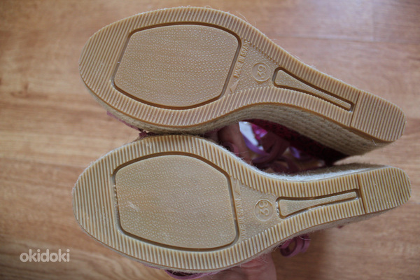 Kanna roosad sandaalid ehtse nahaga, 39, uued (foto #9)