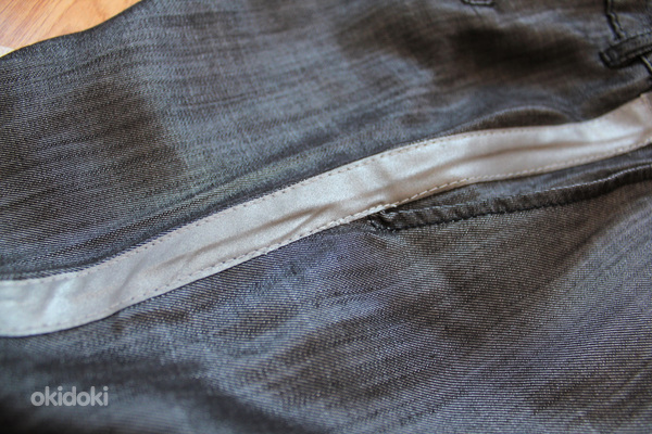 Benetton серые легкие брюки, IT40/S-XS, новые (фото #7)