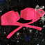 Розовый бикини-бюстгальтер Victoria's Secret, размер XS. (фото #1)