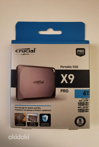 Crucial X9 PRO 4TB Väline kõvaketas SSD (Avamata, uus)