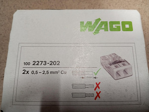 Клеммы Wago (3 фото из 6)
