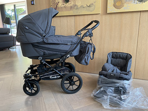 Emmaljunga edge duo combi combetiton black duo s raamil (1 foto / 10)