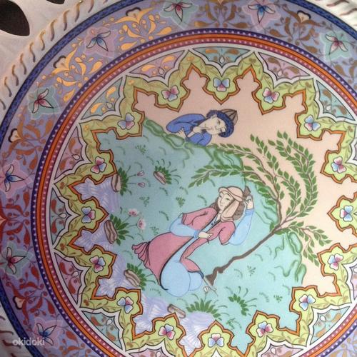 Декоротивная тарелка с этническим рисунком (фото #1)