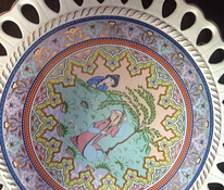 Dekoratiivne taldrik (etno pilt)