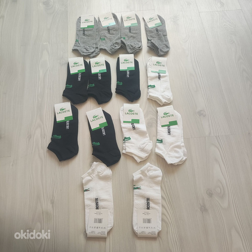 14 X МУЖСКИЕ НОСКИ LACOSTE 41-44 EU НИЗКИЕ
