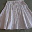 100% лён! Красивая юбка белого цвета, с вышивкой. Размер М,S (фото #5)