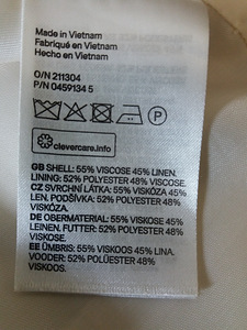 Hele tooniga jakk HM, 45% linane, 55% viskoos. Suurus M. (5 foto / 9)