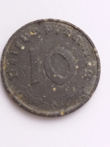 10 Reichspfennig (reichspfennig) 1943 A Saksamaa, 3. Reich. (8 foto / 9)