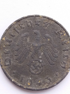 10 Reichspfennig (reichspfennig) 1943 A Saksamaa, 3. Reich. (1 foto / 7)