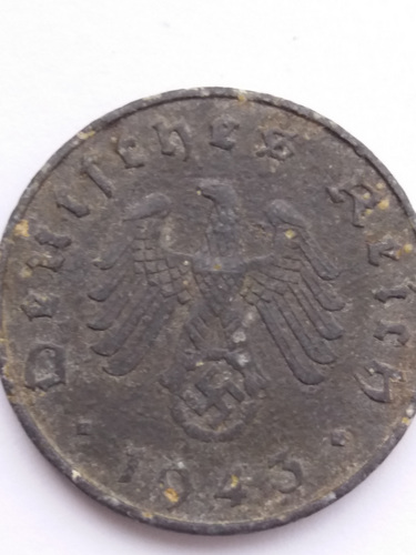 10 Reichspfennig (reichspfennig) 1943 A Saksamaa, 3. Reich.