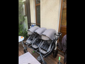Бесплатно коляска TFK Trio Twist Triplet для тройни (5 фото из 9)