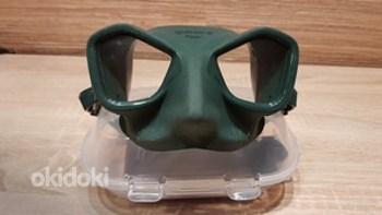 Uus mask MARES VIPER roheline.Kaasas plastkarp (foto #1)