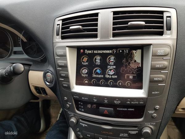 Lexuse ja Toyota HDD / SD / USB / DVD originaalseadmete navigeerimise värskendus (foto #3)