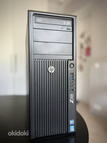 Lauaarvuti HP Z420, Xeon E5-1620, 32 GB, Quadro 2000
