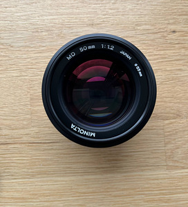 Minolta MD III 50mm f/1.2, manuaalne objektiiv (5 foto / 7)