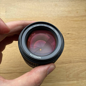 Minolta MD III 50mm f/1.2, manuaalne objektiiv (7 foto / 7)