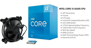 Продается комплект: Gigabyte H410M H V3 + Intel Core i3-10105 (2 фото из 2)