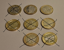 Английские двухфунтовые монеты