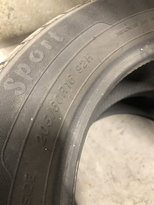 Suverehvid 205/60R16 6-7mm (2 foto / 2)