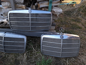 MB W115 esitiivad, esituled, iluvõre (kannel) ja veljed (2 foto / 2)