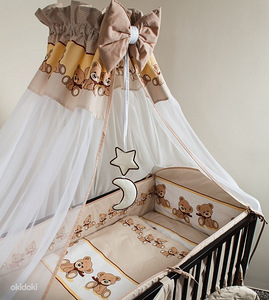 Uued beebi voodipesukomplektid, 6-osalised 120x90/360cm (9 foto / 10)