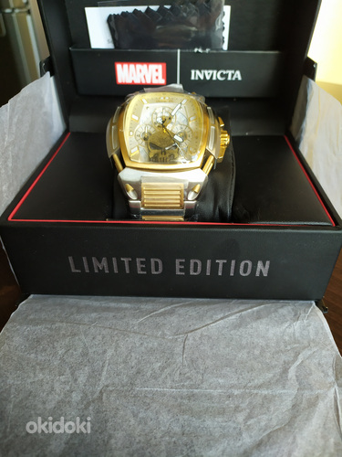INVICTA Marvel Punisher Limited Edition Gold 37617. (фото #6)