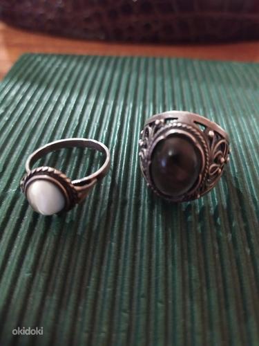 Серебряные перстень и кольцо (фото #3)