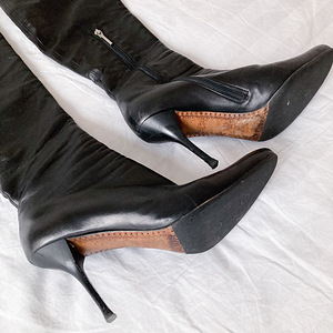 Сапоги Gianmarco Lorenzi из кожи наппа (5 фото из 10)